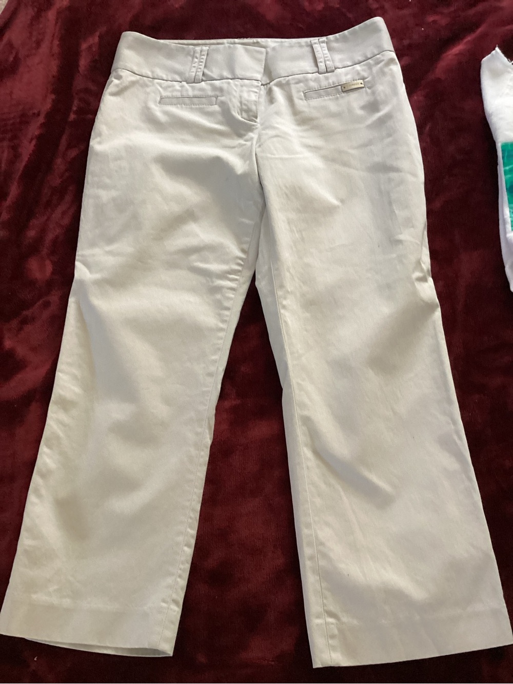 Express Women's Cream Dress Pants